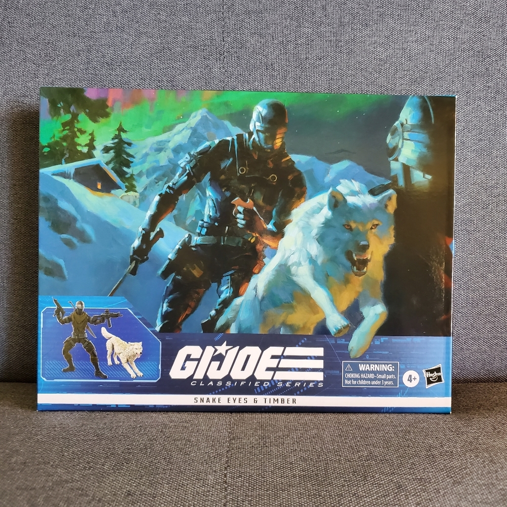 GI Joe Classified Series Snake Eyes & Timber Wolf Action Figure 2-Pack -…